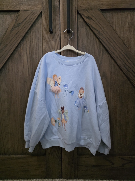 next Other - Next Light Blue Fairy Embroidered Sweatshirt